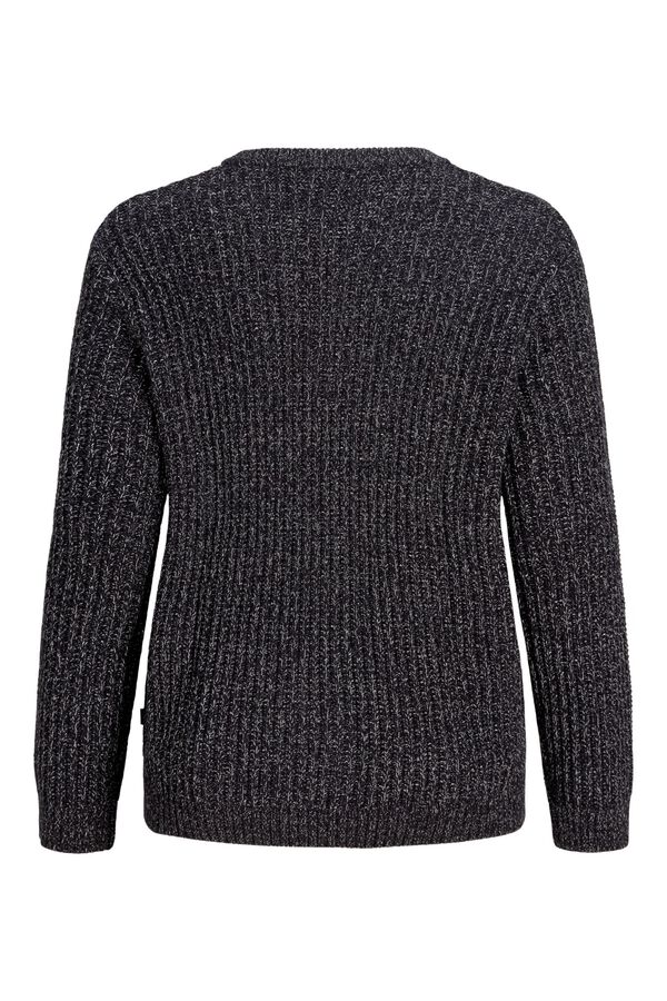 Jack & Jones PLUS Camisola relaxed gola redonda azul