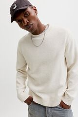 Jack & Jones Camisola de gola redonda branco