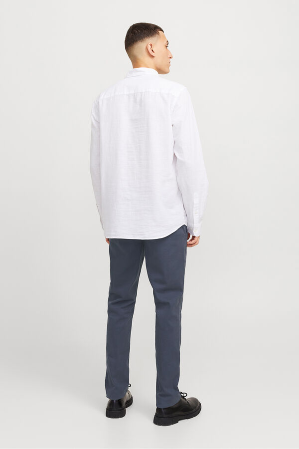 Jack & Jones Calças chino slim fit azul