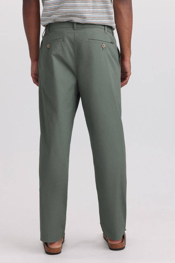 Springfield Cal&ccedil;a leve straight fit verde