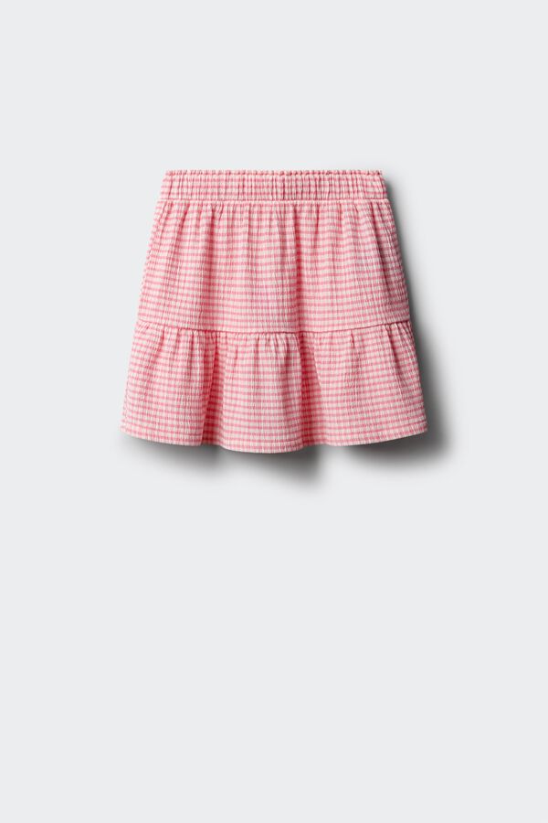 Springfield Kids Saia estampado vichy menina rosa