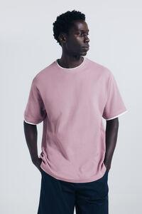 Springfield Camiseta doble mini waffle