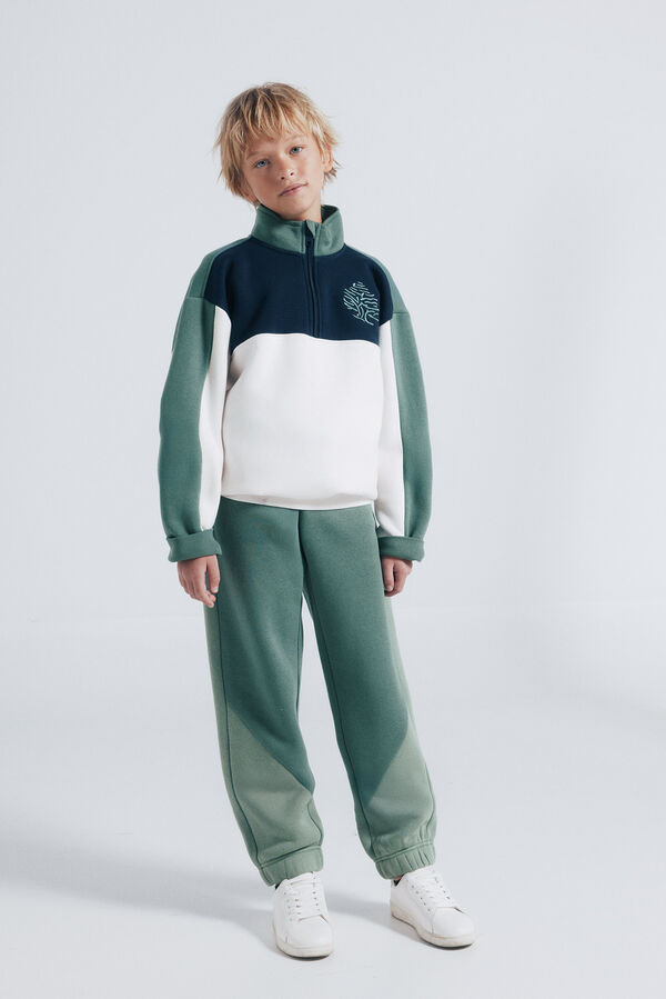 Springfield Kids Moletom Trucker Sweatshirt estampado