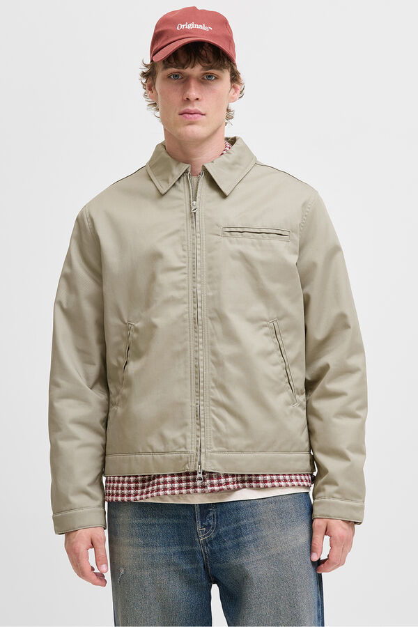 Jack & Jones Casaco aviador cinzento