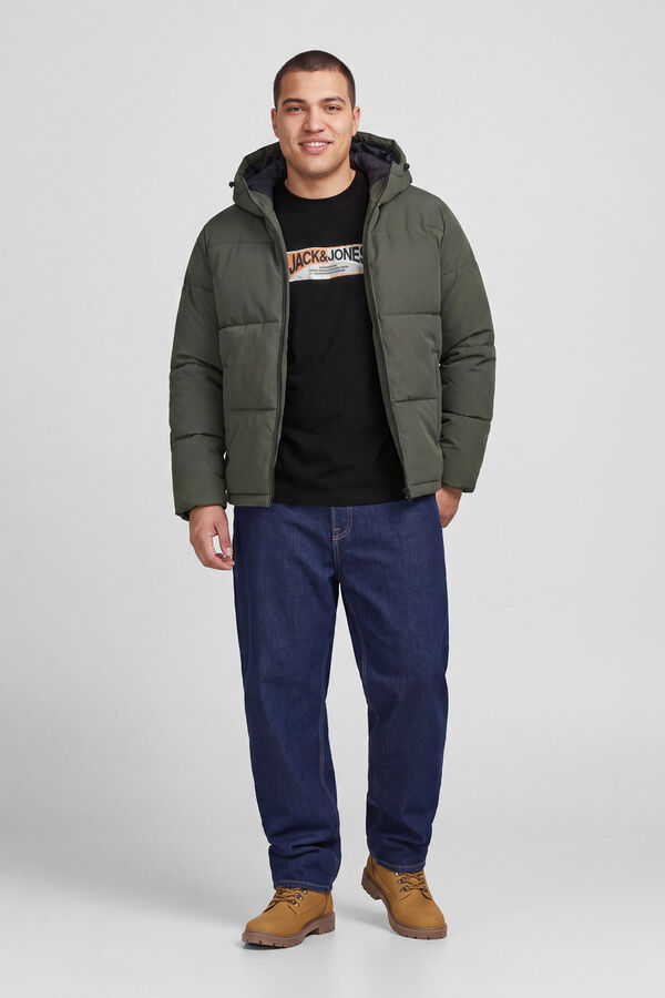 Jack & Jones PLUS T-shirt regular de manga curta preto