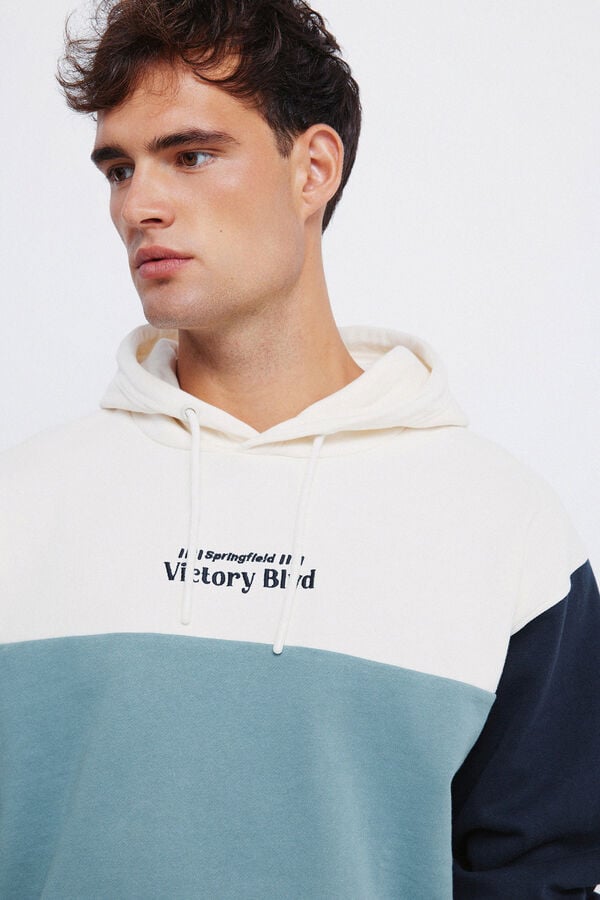 Springfield Sweatshirt para capuz azul