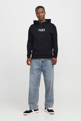 Jack & Jones Front logo sweatshirt black