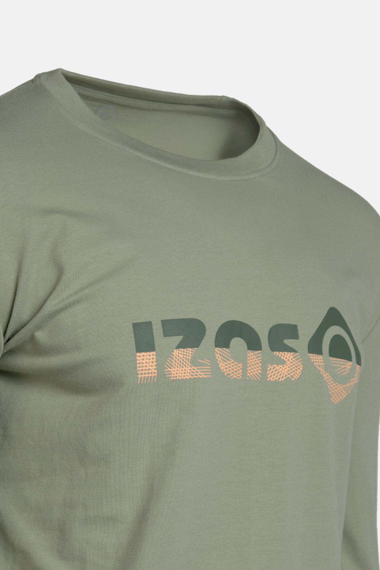 Izas T-shirt de manga comprida em algod&atilde;o