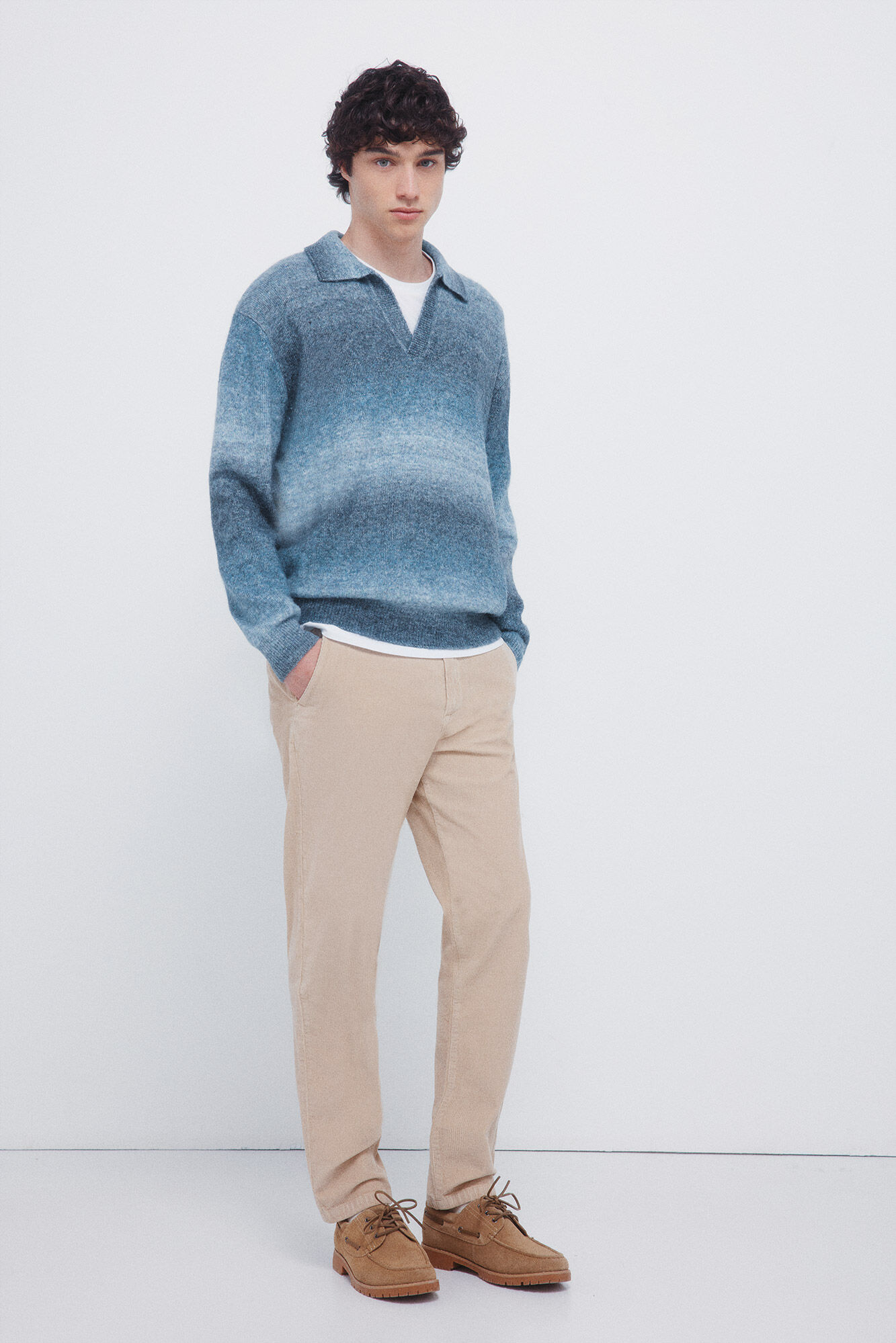 Springfield Pantal&oacute;n chino pana lavada comfort slim fit