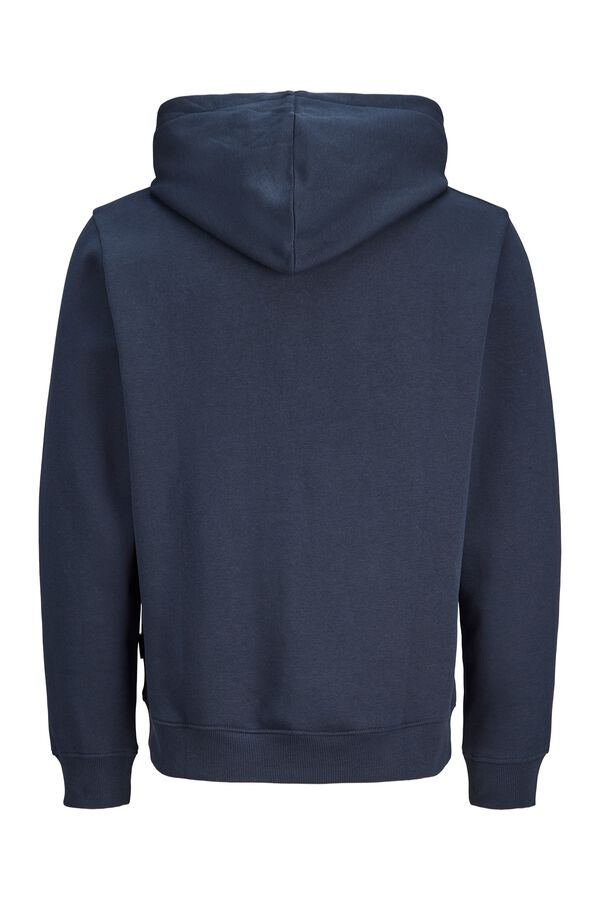 Jack & Jones PLUS Sweatshirt regular com capuz azul