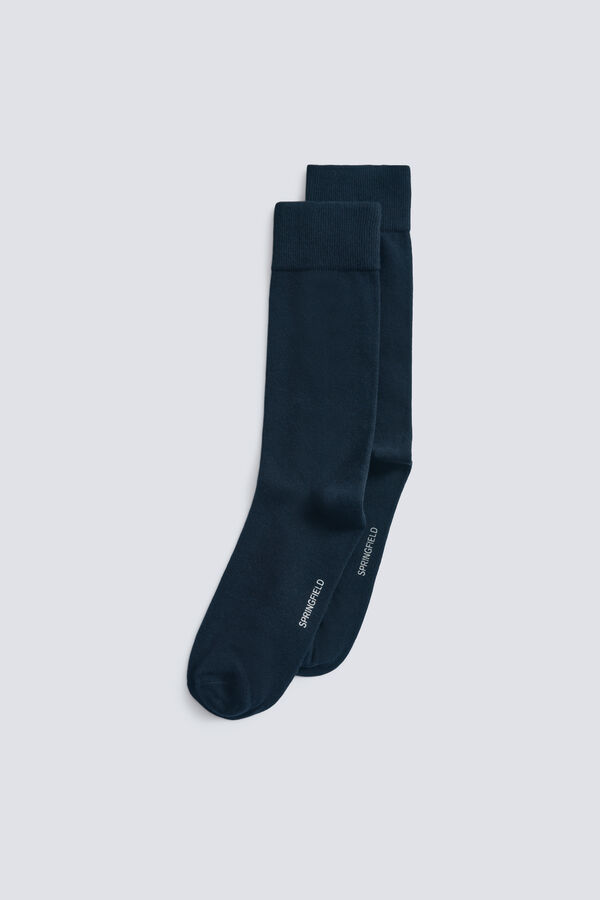 Springfield Meia longa monocromática preto