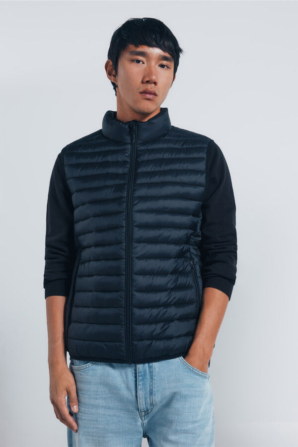 Springfield Colete acolchoado preto
