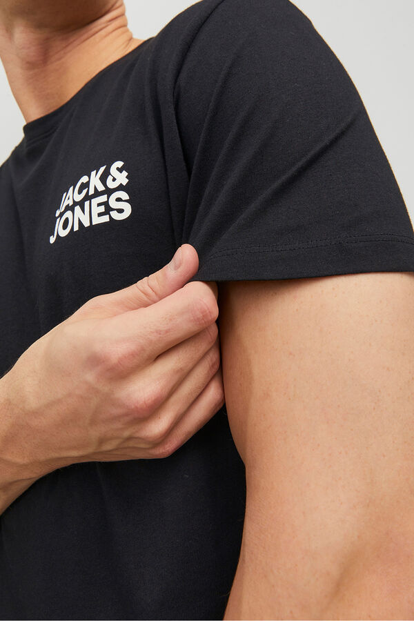 Jack & Jones T-shirt regular fit preto