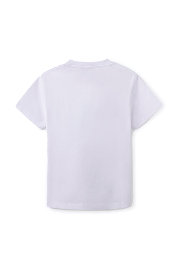 Springfield Camiseta arbol niño blanco