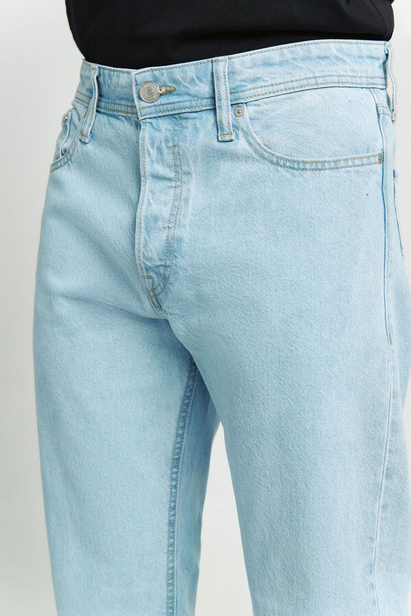 Jack & Jones Jeans com corte descontra&iacute;do azul