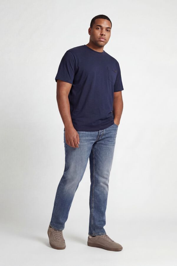 Jack & Jones PLUS Jeans slim cinco bolsos azul
