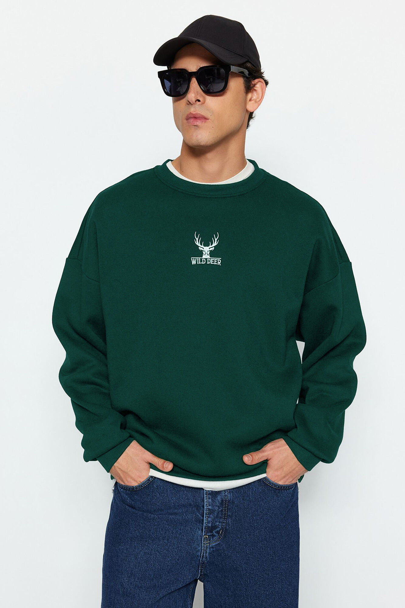 Trendyol Sweatshirt de gola redonda