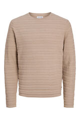 Jack & Jones Camisa de malha de regular fit bege
