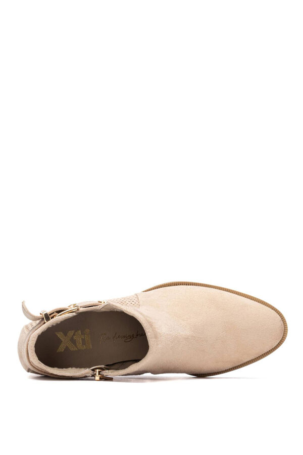 XTI Botim Camur&ccedil;a Sint&eacute;tica Estilo Cowboy bege