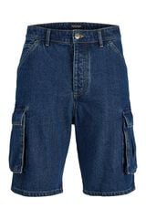 Jack & Jones Bermuda cargo baggy fit azul
