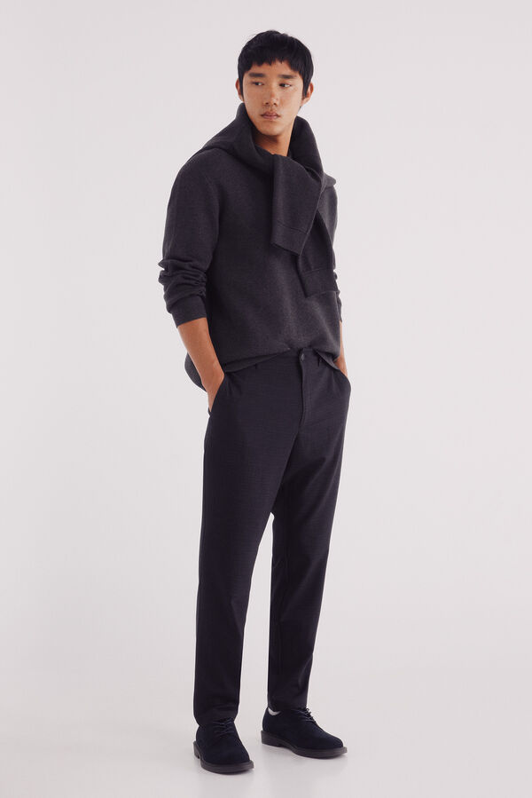 Springfield Calça calças chino Paul Comfort Fit cinzento