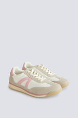 Springfield Sneakers retro riscas bege