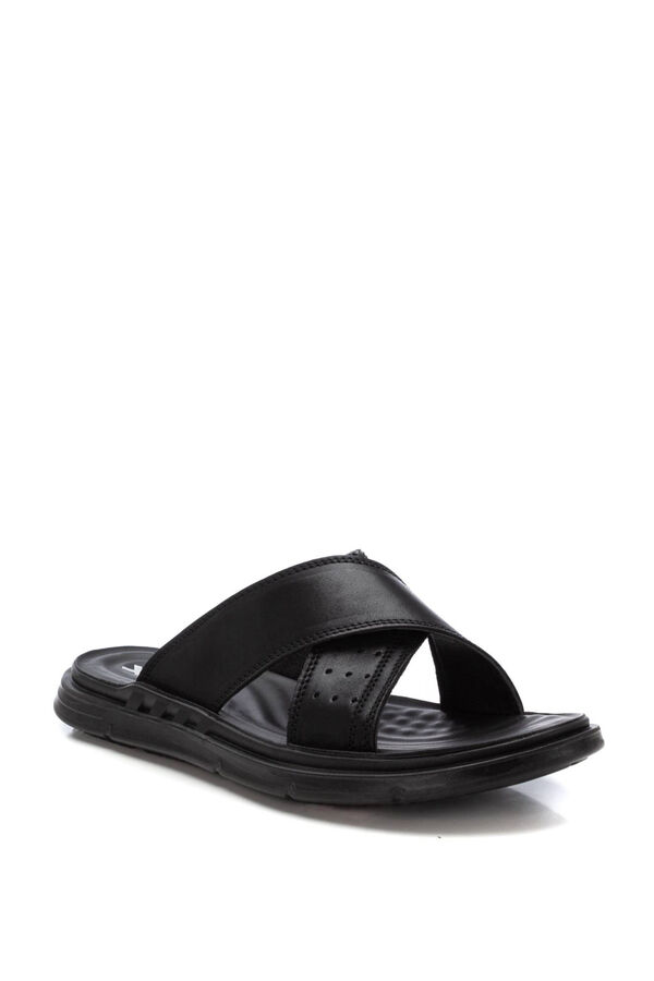 XTI Sandália masculina preto
