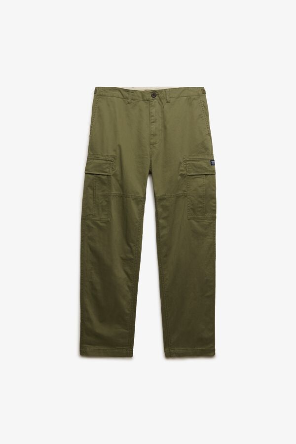 Superdry Cal&ccedil;a comprida cargo verde