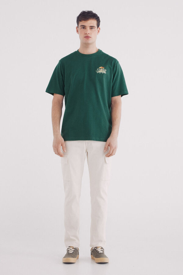 Springfield camiseta de jardim verde