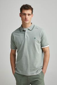 Springfield Polo piqué detalhes contraste regular fit