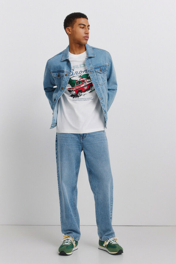 Springfield T-shirt Ford Bronco 1980 branco