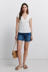 Springfield Bermudas denim azul