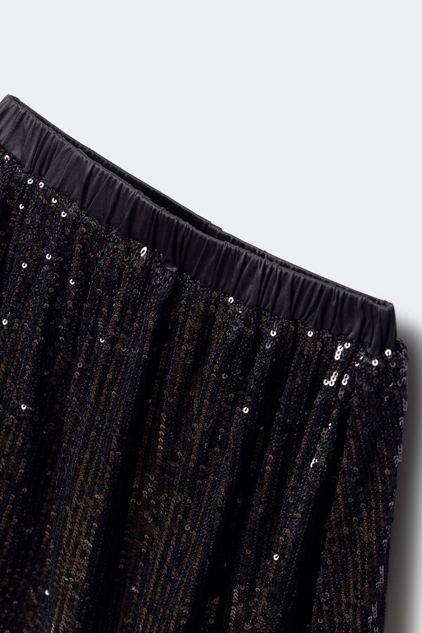 Springfield Kids saia de saia para menina preto