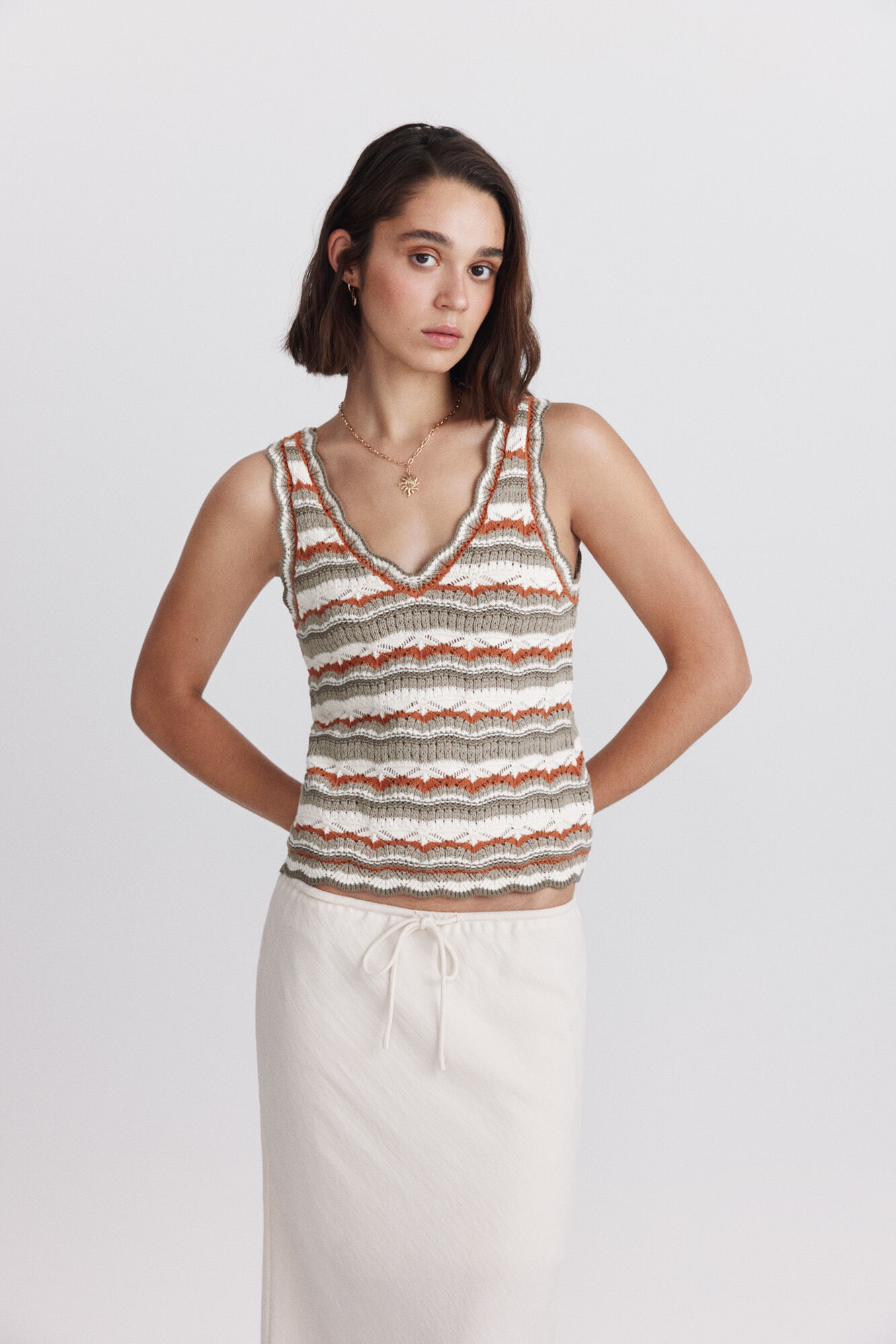 Springfield Top punto multicolor
