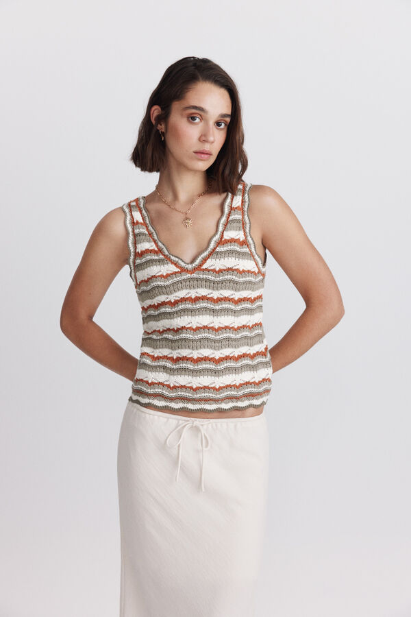 Springfield Multicolor top bege