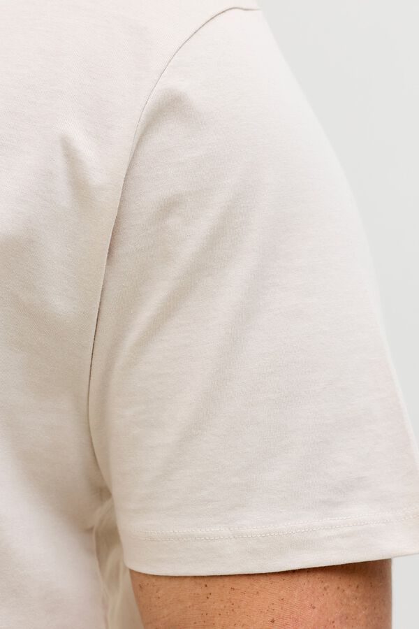 Jack & Jones PLUS T-shirt de manga curta com logo cinzento