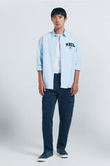 Springfield Calça calça casual slim fit azul