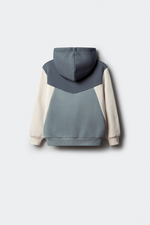 Springfield Kids Sweatshirt com capuz para menino azul