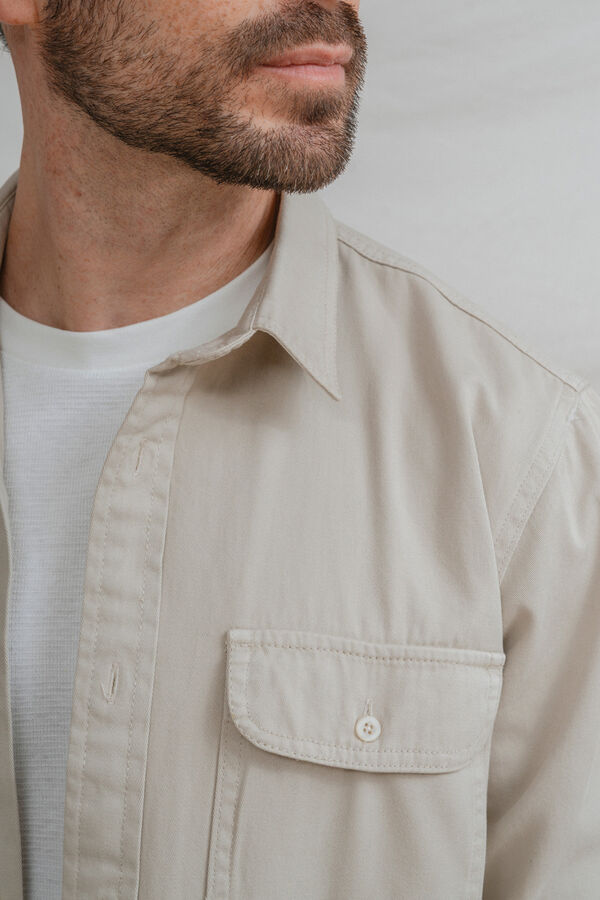 Celopman Sobrecamisa bege