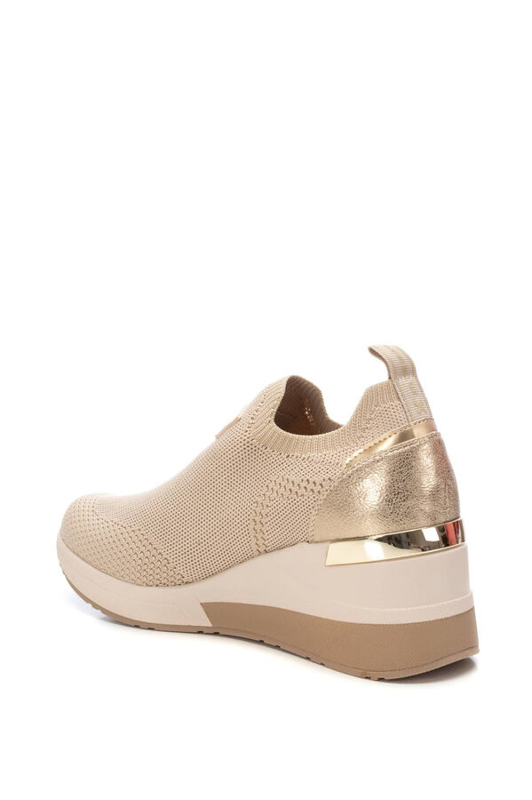 XTI sapatilha/chinelo feminino têxtil bege