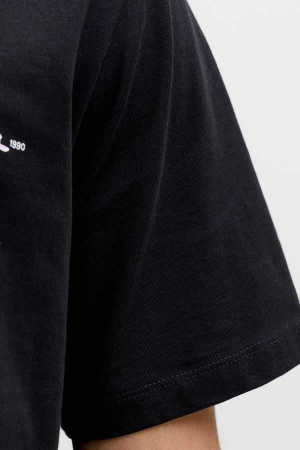 Jack & Jones PLUS Plain cotton regular fit polo shirt black