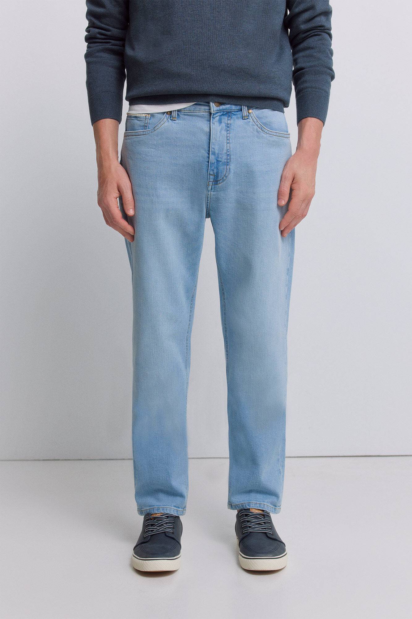 Springfield Jeans lavagem clara slim fit