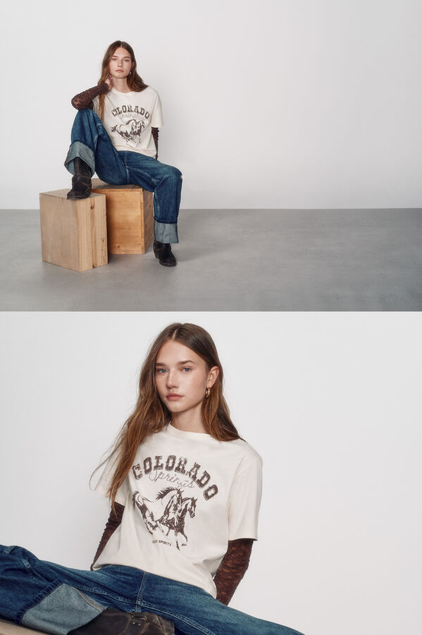 High Spirits T-shirt Stetson cru