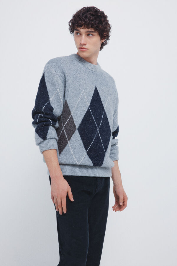 Springfield Slim fit micro corduroy chinos blue