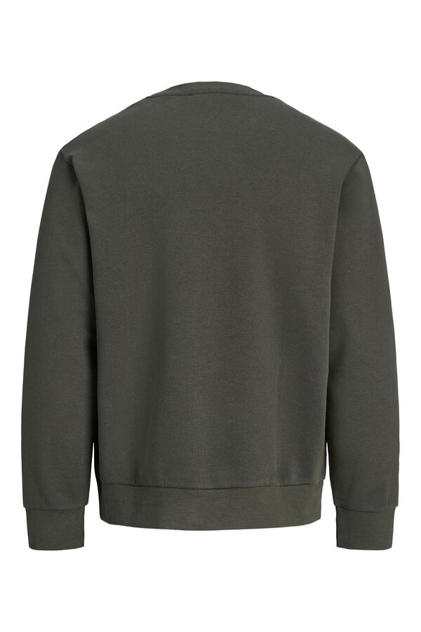 Jack & Jones Sweatshirt relaxed estampada cinzento
