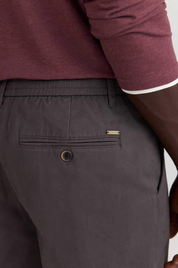 Springfield Cal&ccedil;as chino comfort fit cinzento
