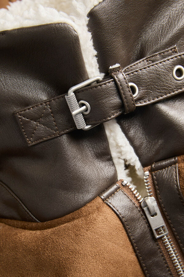 Jack & Jones Blus&atilde;o aviador cru