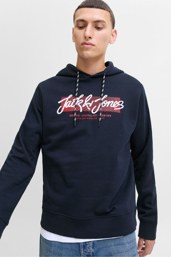 Jack & Jones sweatshirt e logo azul