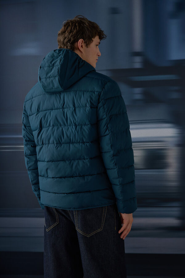 Springfield Chaqueta acolchada t&eacute;rmica azul