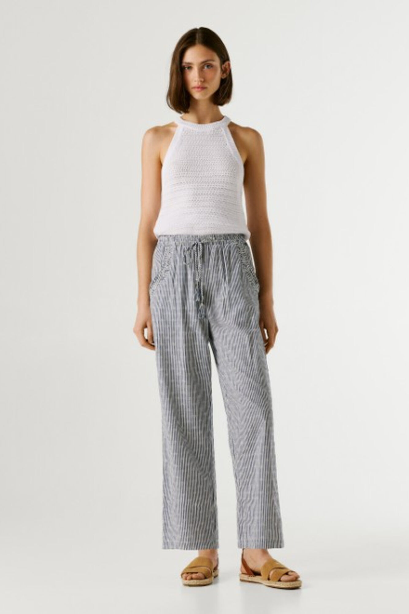 Pepe Jeans Pantal&oacute;n largo cintura el&aacute;stica